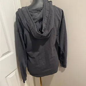 GreenTea Black Hoodie Sweatshirt Pullover Kangaroo Pocket Long Sleeve Women’s L thumbnail 4