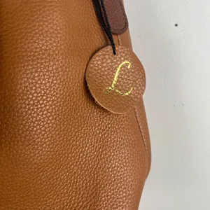 LENE Large Brown Leather and suede Hobo Bag/Shoulder Bag thumbnail 3