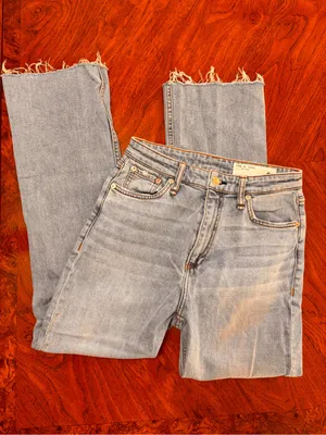 rag & bone Women's Casey Blue High Waist Flare Leg Jeans Size 26 thumbnail 2