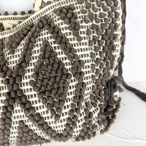 Antonello Tedde Capriccioli Handwoven Eco Luxury Handbag Large Rombi Linen thumbnail 8