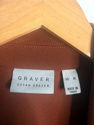GRAVER Susan Graver Fusion‎ Regular Double Breasted Sleeveless Blazer XL thumbnail 4