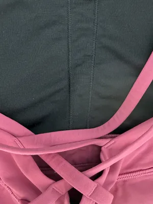 Lululemon Energy Bra Longline Pink Mauve Size 6 Strappy Crossback Sports Bra thumbnail 10