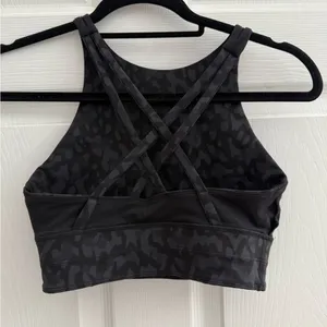 Lululemon Energy Bra High Neck Long Line *Medium Support B-D size 4 camo print thumbnail 7