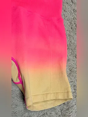 PINK Ombré high waisted shorts size S thumbnail 3