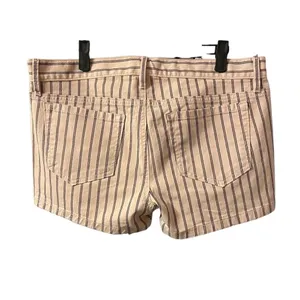 LOFT STRIPED DENIM SHORTS thumbnail 2