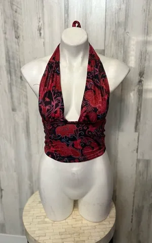 Crop top Red Size XS thumbnail 1