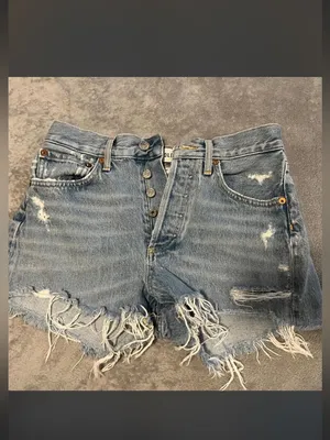 Agolde‎ 24 Parker long shorts Distressed Jean Shorts thumbnail 3