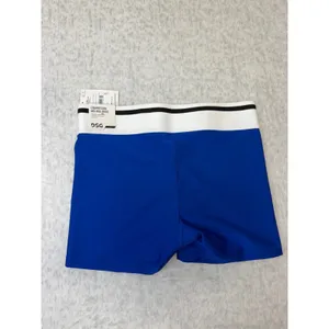 DSG Women 3" Core Compression Mid-Rise Shorts Royal Blue White‎ CKP9447CN Small thumbnail 4