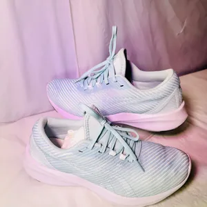ASICS Women's Pale Blue Athletic Running Shoe thumbnail 2