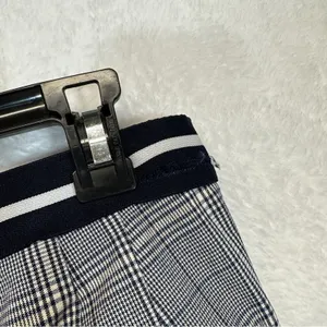 Zara Gray & White Striped High Rise Cropped Pants Size‎ S thumbnail 8