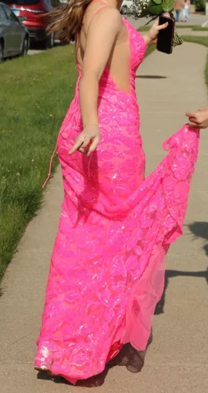 Pink Prom Dress 🩷💞 Size 2 thumbnail 3
