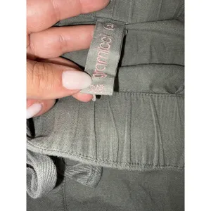 gramicci pants womens green‎ cotton tencel cargo pockets thumbnail 5