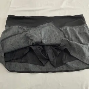 Brooks PureProject Running Skort XL Gray Herringbone Athletic Skirt Shorts thumbnail 10