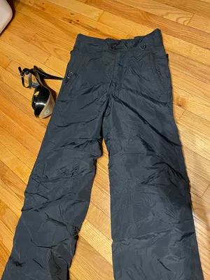 Columbia Snow pants skipants Zip side full length winter sports outdoor active athletic Bibs thumbnail 8