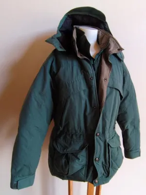 Women's Small - The North Face Goose Down Green Puffer Parka Warm Jacket thumbnail 2