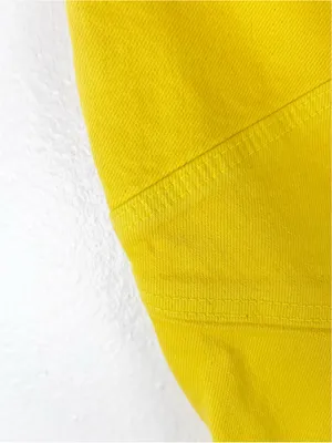 Revice Denim Venus Flare Star Golden Yellow High Rise Jeans Size 30 Boho Retro Casual thumbnail 10