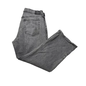 Abercrombie Curve Love The Baggy Low Rise Gray Jeans Size 32 14S thumbnail 5