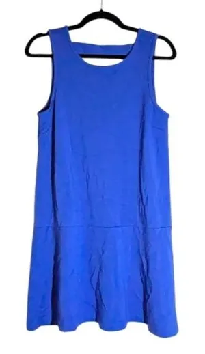 Jack by BB Dakota Blue Drop Waist Dress, Size Medium thumbnail 1