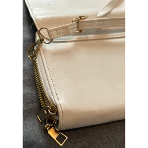 Forever LengRui Cream White Crossbody Wallet Bag Rhinestone Accents Organizer thumbnail 11