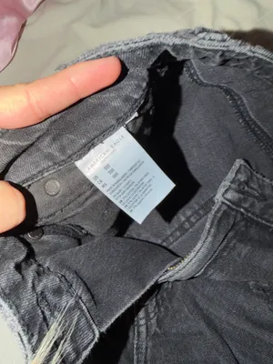 Black Jean Shorts American Eagle thumbnail 3