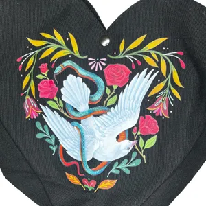 OwlCrate Serpent & Dove Heart Tote Bag - Shelby Mahurin April 2026 YA Box Item thumbnail 7