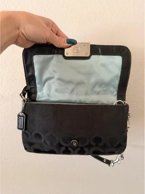 Vintage Black Coach Kristin Wristlet with Extender thumbnail 3