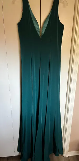 Dark Green Gown Size 10 thumbnail 2