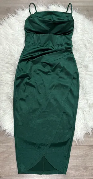 🆕 Windsor Women’s Green Spaghetti Dress Size S thumbnail 1