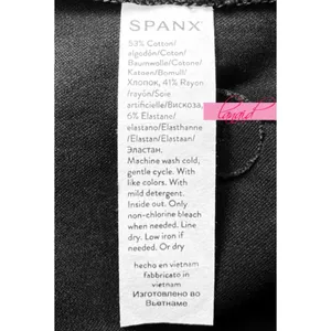 Spanx Polished Ankle Slim Pants Classic Black High-Rise Waist Shapewear Trousers thumbnail 8