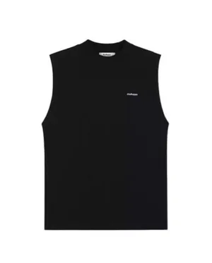 Madhappy mock neck sleeveless black top - small thumbnail 1