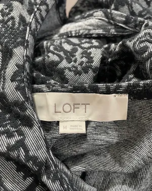 Loft Floral Long Sleeve Blouse (M) thumbnail 3