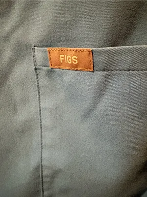 FIGS Women's Catarina One-Pocket Scrub Top blue XL thumbnail 3