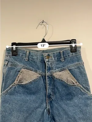 Vintage GUESS by Georges Marciano Two-Tone Jeans from the late 80s or early 90s. thumbnail 12