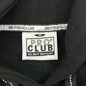 Pro Club Heavyweight Black Skater Essentials Pullover Hoodie Sweatshirt Size M. thumbnail 6