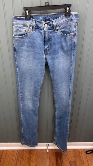 Levis 511 Slim Fit Medium Wash Blue Denim Jeans‎ 29x32 Womens 511-4406 thumbnail 1