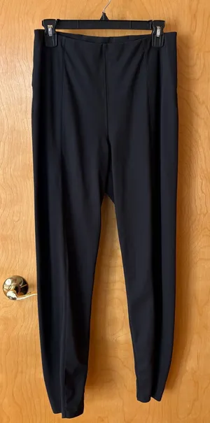 Lululemon City Sleek 5 Pocket 7/8 Pant Women 10 Black High Rise Seam Detail thumbnail 1
