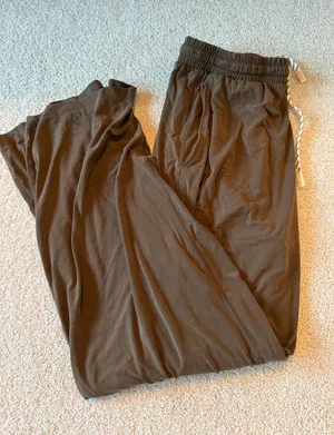 Cozy Earth Wide leg pant Brown Size L thumbnail 1