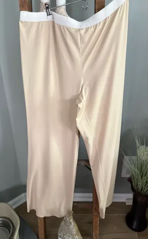 Alchemi size XXL light tan elastic waist pants thumbnail 1