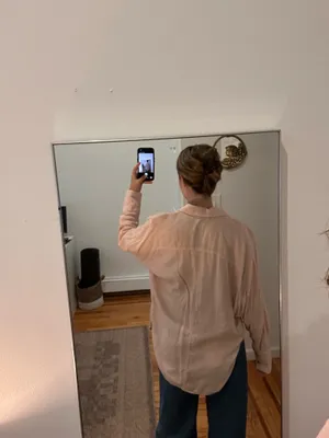 Madewell Pink Button Down Shirt thumbnail 7