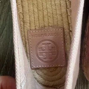 Tory Burch Weston Espadrilles Canvas Flat Seashell Pink Resort Summer Women Sz 7 thumbnail 12