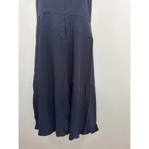 Ann Taylor Midi‎ Dress Black Womens 2 Halter Bow Back Sleeveless LBD Classic thumbnail 4