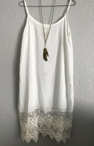 Apricot Lane White Lace Dress thumbnail 1