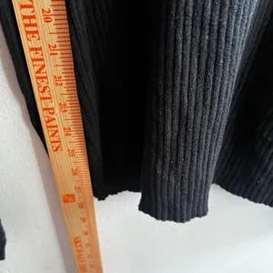 Chaps Ralph‎ Lauren Sweater Womens Large Turtleneck 100% Cotton Pullover Black thumbnail 4