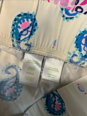 Lilly Pulitzer Girls Paisley & Floral Skirt - Blue & Pink thumbnail 6