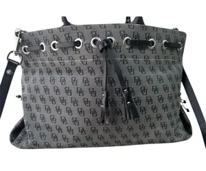 Dooney & Bourke Monogram Signature Tassel Tote Vintage purse thumbnail 1