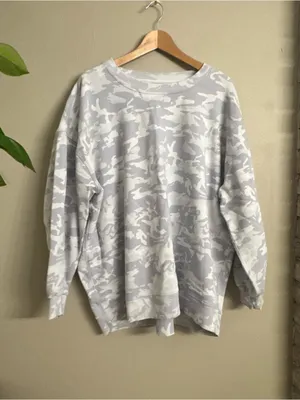 Lululemon Perfectly Oversized Camo Crewneck Sweatshirt thumbnail 2