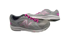 New Balance Womens 490 V4 Grey & Pink Running Shoes Size 9 US Sneakers thumbnail 3