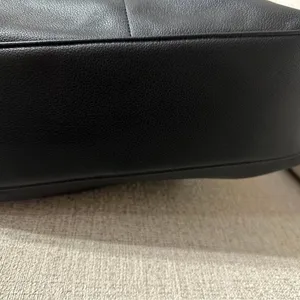 Black and brown vegan leather bucket bag petite Simone thumbnail 8