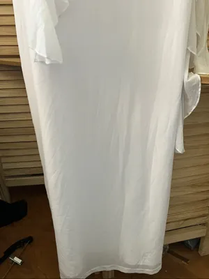 Pretty Garden White Ruffled Sleeveless Maxi Dress Large NWT thumbnail 9
