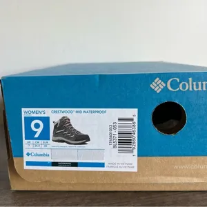 Columbia Crestwood Mid Waterproof Women's Boot Size 9 #B1632 thumbnail 2